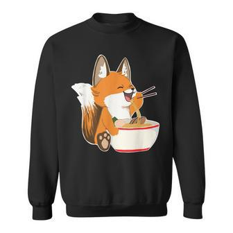 Ramen Fox - Zookeeper Wildlife Lover Sweatshirt | Mazezy