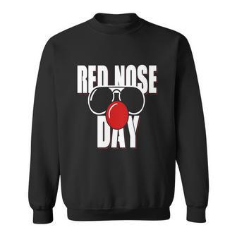 Red Nose Day T Shirt Men Women Sweatshirt Graphic Print Unisex - Thegiftio UK
