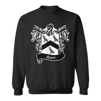 Reece Coat Of Arms Surname Last Name Family Crest Men Women Sweatshirt Graphic Print Unisex - Thegiftio UK