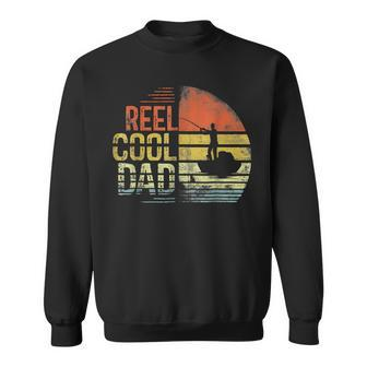 Reel Cool Dad Fisherman Daddy Father Day Gifts Fishing V2 Sweatshirt - Seseable