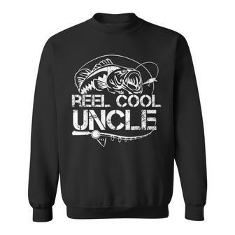 Reel Cool Uncle Fishing Daddy Fathers Day Dad Gifts For Men V2 Sweatshirt - Seseable