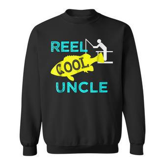 Reel Cool Uncle T Funny Fisherman Fathers Day Gifts Gift For Mens Sweatshirt | Mazezy