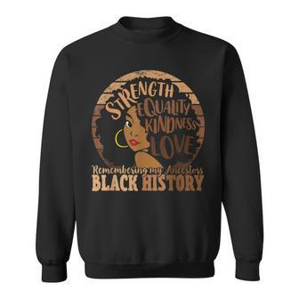 Remembering My Ancestors Black History Melanin African Roots Sweatshirt - Seseable