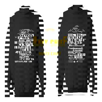 Retired Navy Chief Only Way Happier Men Women Sweatshirt Graphic Print Unisex - Thegiftio