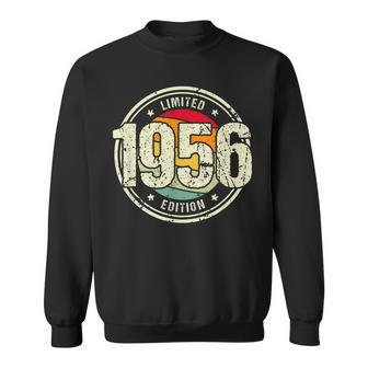 Retro 66 Jahre Jahrgang 1956 Limited Edition 66 Geburtstag Sweatshirt - Seseable