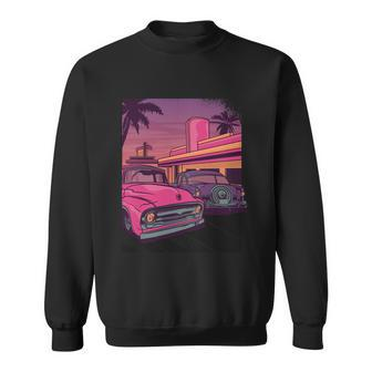 Retro Car Diner Sweatshirt - Monsterry AU