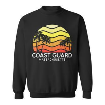 Retro Coast Guard Surf Beach Vintage Palm Venice 70S Sweatshirt - Seseable