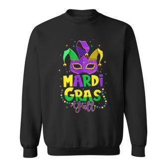 Retro Its Mardi Gras Yall Carnival Parade Party Sweatshirt - Seseable