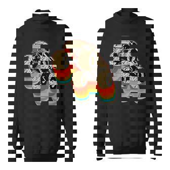 Retro Monster Truck Big Style Truck Sweatshirt | Mazezy