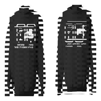 Retro Motorcycle Vintage Sidecar Motorbike Sweatshirt | Seseable UK