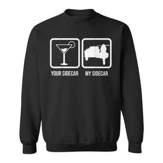 Retro Motorcycle Vintage Sidecar Motorbike Sweatshirt - Seseable