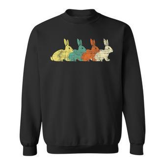 Retro Rabbit - Zookeeper Bunny Owner Veterinarian Sweatshirt | Mazezy