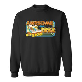 Retro Roller Skates Awesome Since 1992 30Th Birthday Sweatshirt - Monsterry CA