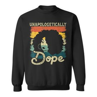 Retro Unapologetically Dope Black Afro History Junenth Sweatshirt - Seseable
