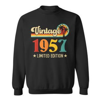 Retro Vintage 1957 Limited Edition 1957 Birthday Sweatshirt | Mazezy