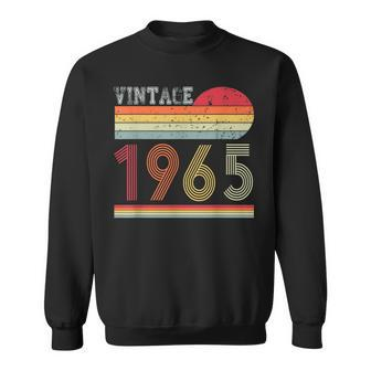 Retro Vintage 1965 Geburtstag Sweatshirt für Männer und Frauen - Seseable