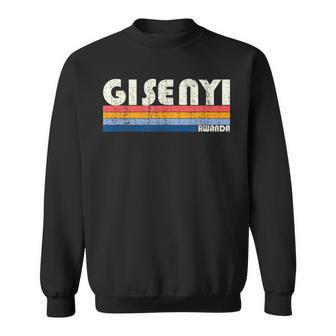 Retro Vintage 70S 80S Style Gisenyi Rwanda Sweatshirt | Mazezy UK