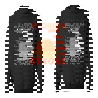 Retro Vintage Florida Strong Support Men & Women Apparel Men Women Sweatshirt Graphic Print Unisex - Thegiftio