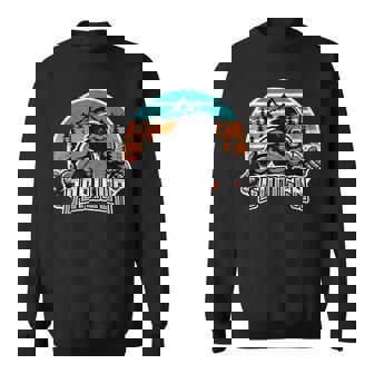 Retro Vintage Forest King Intelligent Apes Wild Gorilla Men Women Sweatshirt Graphic Print Unisex - Thegiftio