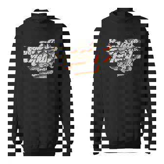 Retro Vintage Soon To Be Nanny 2023 New First Time Grandma Sweatshirt | Seseable UK