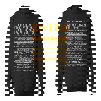 Rivera Name Gift Funny Rivera Sweatshirt | Mazezy