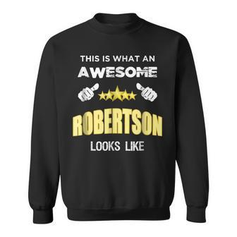 Robertson Last Name Family Names Sweatshirt - Seseable
