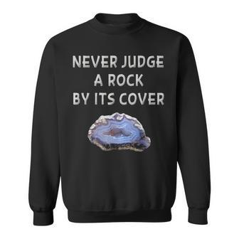 Rock Hound Geode Funny Geology Gift For Rock Collector Sweatshirt - Seseable