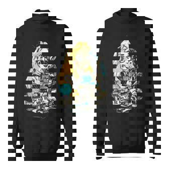 Rocker Alice We’Re All Mad Here Sweatshirt | Mazezy