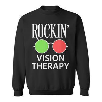 Rockin Vision Therapy Eye Optical Optician Optometry Glasses Sweatshirt | Mazezy