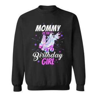 Roller Skate Birthday Mommy Funny Roller Skating Party Sweatshirt - Thegiftio UK