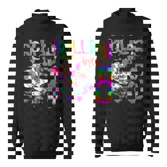 Rolling Into 8 Years Lets Roll Im Turning 8 Roller Skate Sweatshirt | Mazezy