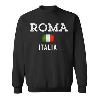 Rome Italy - Roma Italia Vintage Souvenir Sweatshirt | Mazezy DE