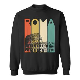 Rome Italy Roma Italian Retro Vintage Coliseum Architecture Sweatshirt - Seseable