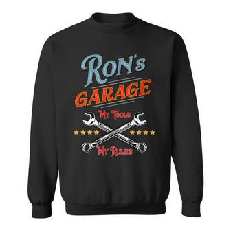 Rons Garage Short Sleeve Men Women Sweatshirt Graphic Print Unisex - Seseable