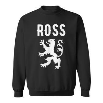 Ross Clan Scottish Family Name Scotland Heraldry Men Women Sweatshirt Graphic Print Unisex - Seseable