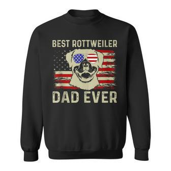 Rottweiler Dog Dad Fathers Day Best Rottweiler Dad Ever Sweatshirt - Thegiftio UK