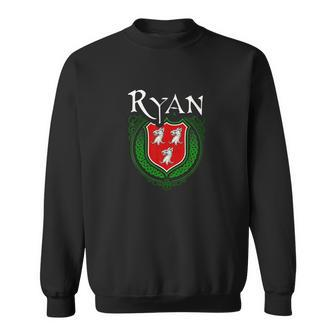 Ryan Surname Irish Last Name Ryan Family Crest Sweatshirt - Seseable
