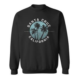 Santa Cruz California Sunset 70S 80S Surfer Summer Sun Sweatshirt | Mazezy
