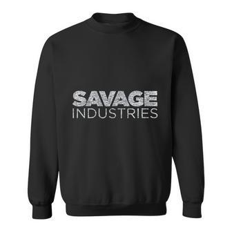 Savage Industries Men Women Sweatshirt Graphic Print Unisex - Thegiftio UK