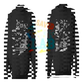 Saved By The Lab Retro Lab Week 2023 Medical Laboratory Tech Sweatshirt | Mazezy