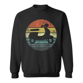 Scooter Driver Gifts Funny Retro Classic Motorbike Moped Sweatshirt - Seseable