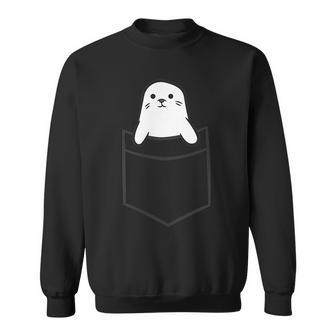Seal In The Pocket Cute Baby Seals Sweatshirt | Mazezy