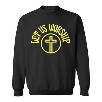 Sean Feucht Wearing Get Us Worship Sweatshirt | Mazezy