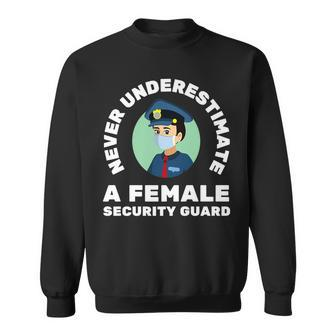 Security Guard Bouncer And Security Officer - Female Officer Sweatshirt - Seseable