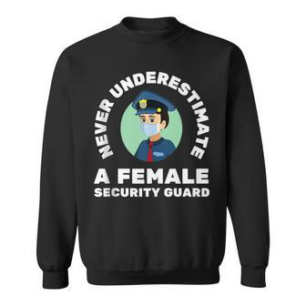 Security Guard Bouncer And Security Officer - Female Officer Sweatshirt - Seseable