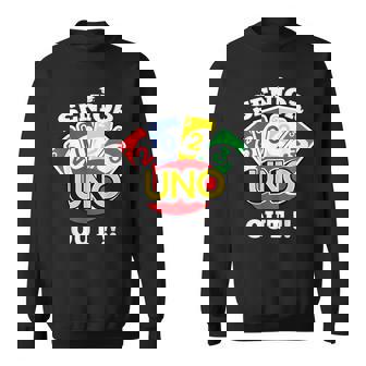 Senior 2023 Uno Out Funny Class Of 2023 Men Women Sweatshirt Graphic Print Unisex - Thegiftio