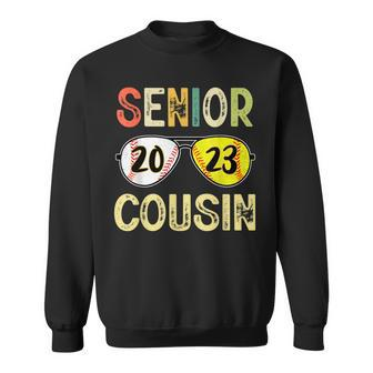 Senior Cousin Class Of 2023 Baseball Softball Graduate Sweatshirt | Mazezy