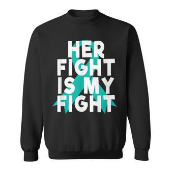 Sexual Assault Awareness - Her Fight Is My Fight Sweatshirt | Mazezy
