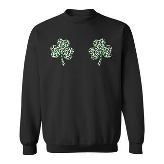 Shamrock Boobs T Irish St Patricks Day Gifts Sweatshirt - Thegiftio