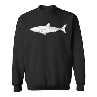 Shark Animal Gift Marine Biologist Vintage Sweatshirt - Seseable